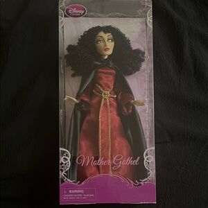 Disney Store Mother Gothel Doll with Red and Black Outfit